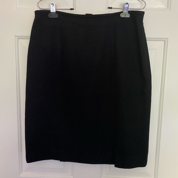 Straight suit skirt with dual slits in front and back! - Picture 1 of 7